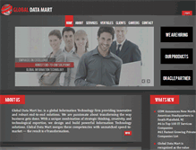 Tablet Screenshot of globaldatamart.com